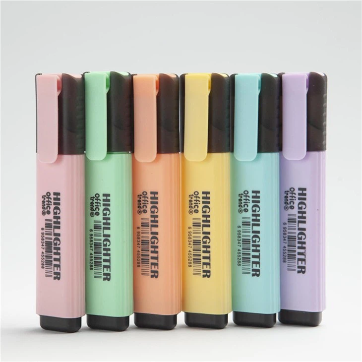 Zvýrazňovač Pen Cream Colors Chisel Tip